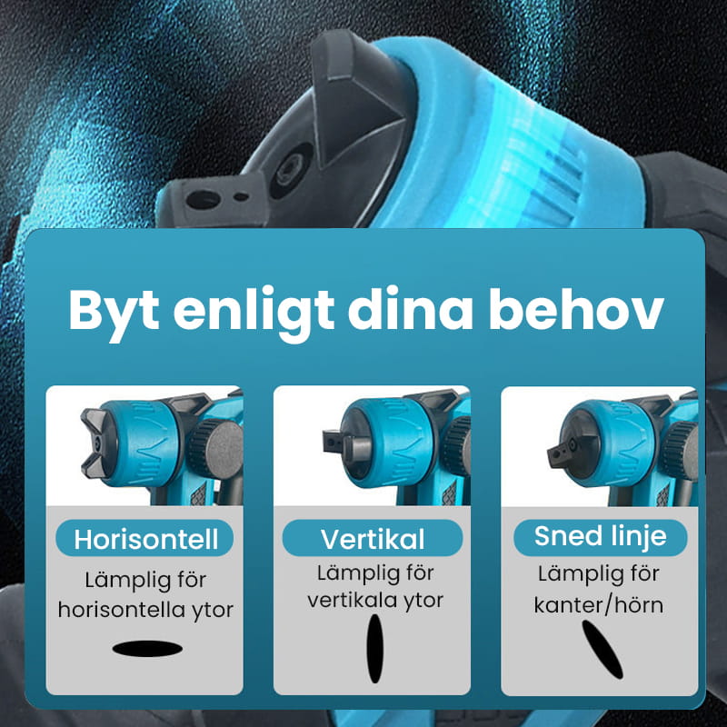 ProPaint™ 🔥2025 Starkt rekommenderat (supereffektivt)🔥Sladdlös Elektrisk Färgspruta