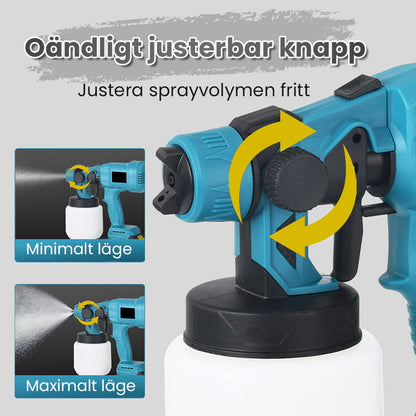 ProPaint™ 🔥2025 Starkt rekommenderat (supereffektivt)🔥Sladdlös Elektrisk Färgspruta