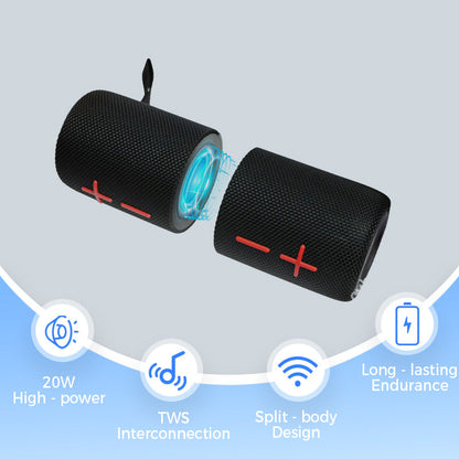 LjudMagnet™ 🔥2-i-1 magnetisk delbar Bluetooth-högtalare