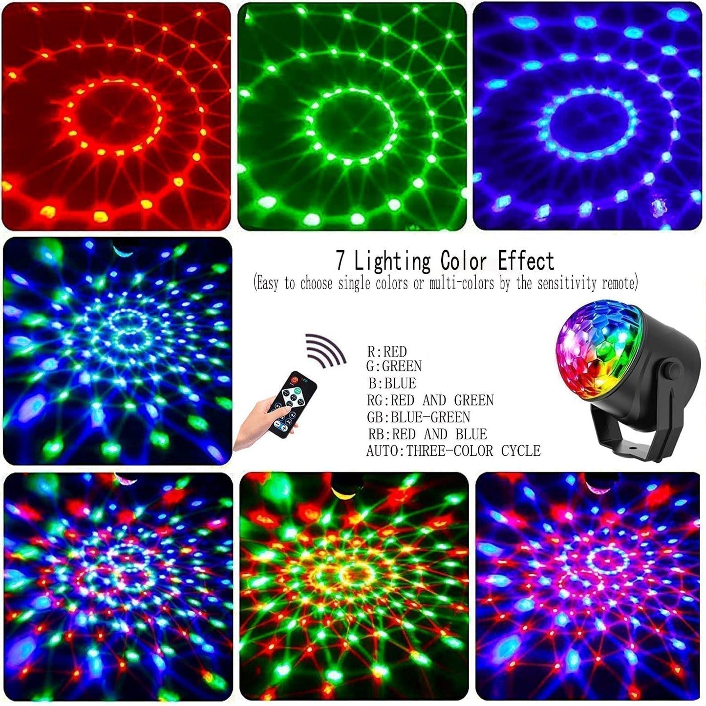 LumiParty™ RGB-LED-diskokula