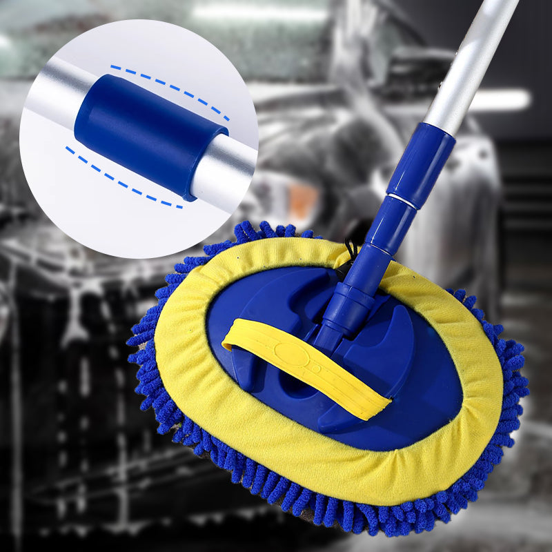 BilMopp™ | Hållbar aluminium långhandtag teleskopisk biltvätt Mop