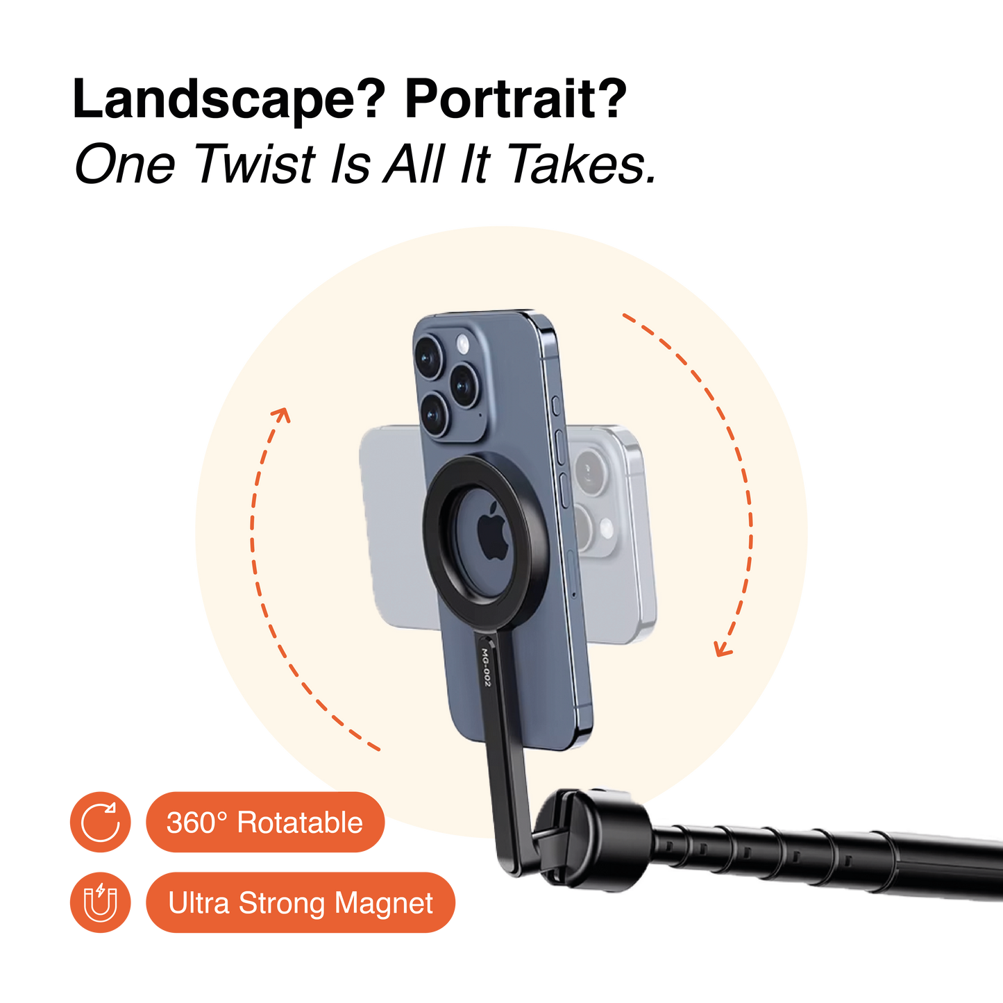 MagTrip™ | OnTheGo-telefonstativ