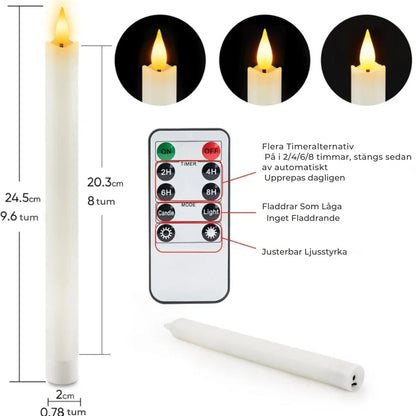 MysaLjus™ Uppladdningsbara Ljus – Skapa Höst- & Vintermys Varje Kväll